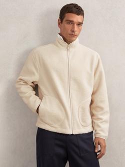 Reiss Toscana Windbreaker Jacket, Ecru, Ecru