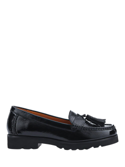 Jones Bootmaker Geranium2 Patent Leather Loafers, Black Patent, Black Patent