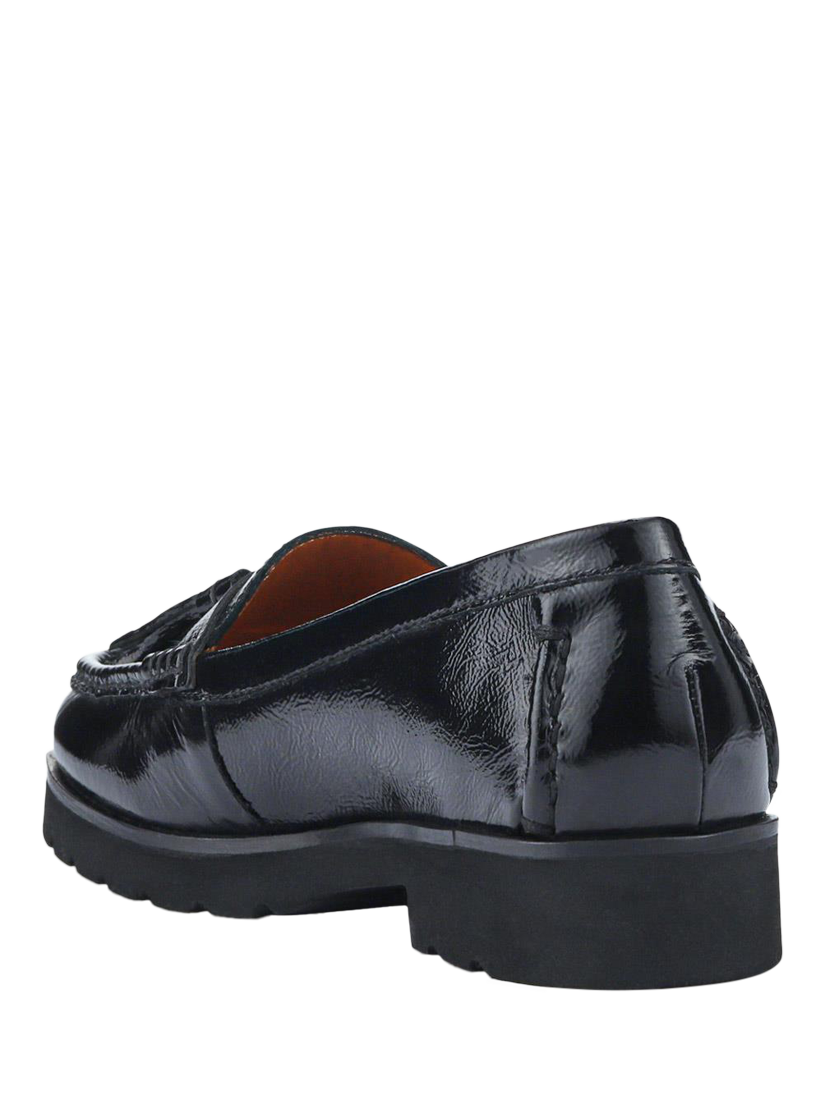 Product image 3 of 5, which shows Jones Bootmaker Geranium2 Patent Leather Loafers, Black Patent, 7