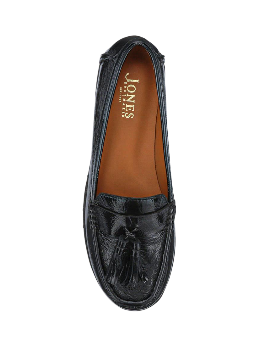 Product image 4 of 5, which shows Jones Bootmaker Geranium2 Patent Leather Loafers, Black Patent, 7
