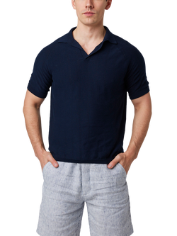 Peregrine Alma Polo Shirt, Navy, Navy