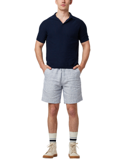 Peregrine Alma Polo Shirt, Navy - view 2, Navy