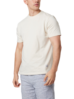 Peregrine Heavyweight Cotton Regular Fit Short Sleeve T-Shirt, Off-White, Off-white