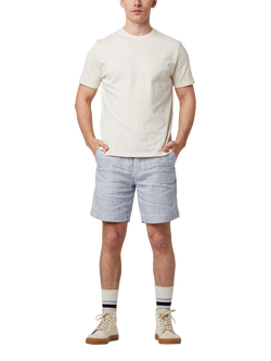 Peregrine Heavyweight Cotton Regular Fit Short Sleeve T-Shirt, Off-White - view 2, Off-white