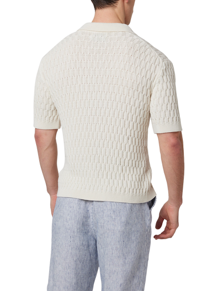 Peregrine Cove Knitted Shirt, White - view 2, White