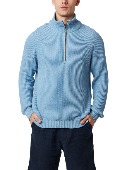 Peregrine Felix Quarter Zip Jumper, Ocean, Ocean