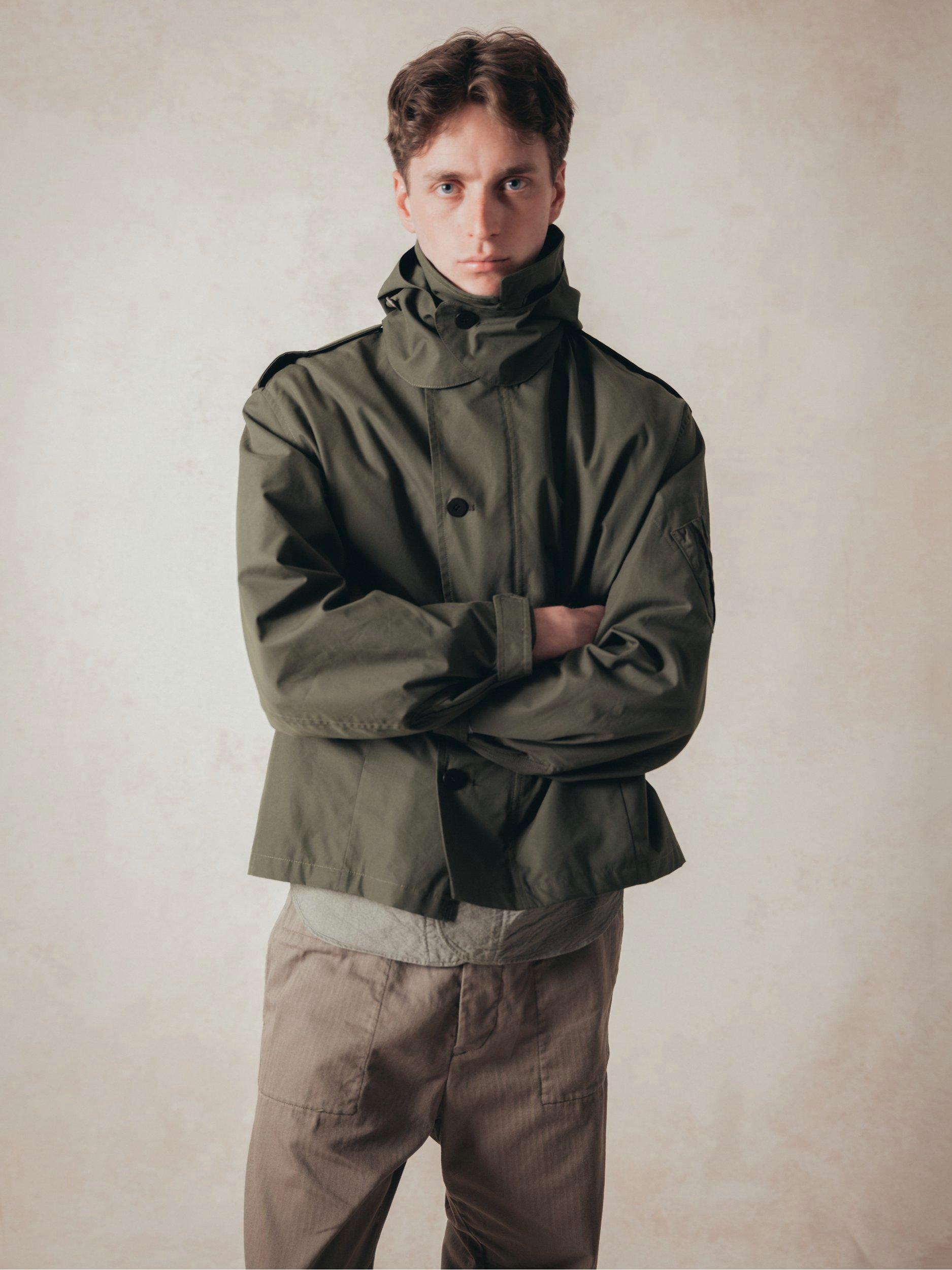 j*n様 Nigel Cabourn オイル ミリタリージャケット Nigel Cabourn RAF Utility Jacket, Olive