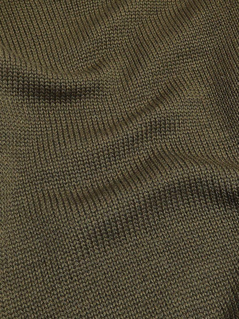 Product image 5 of 5, which shows Nigel Cabourn High Neck Wool Jumper, Army, 46R