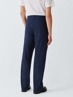 Nigel Cabourn Herringbone Chore Pants, Dark Navy - view 2, Dark Navy