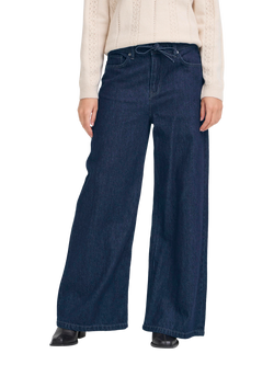 ICHI Berisel Trousers, Denim Authentic Blue, Denim Authentic Blue