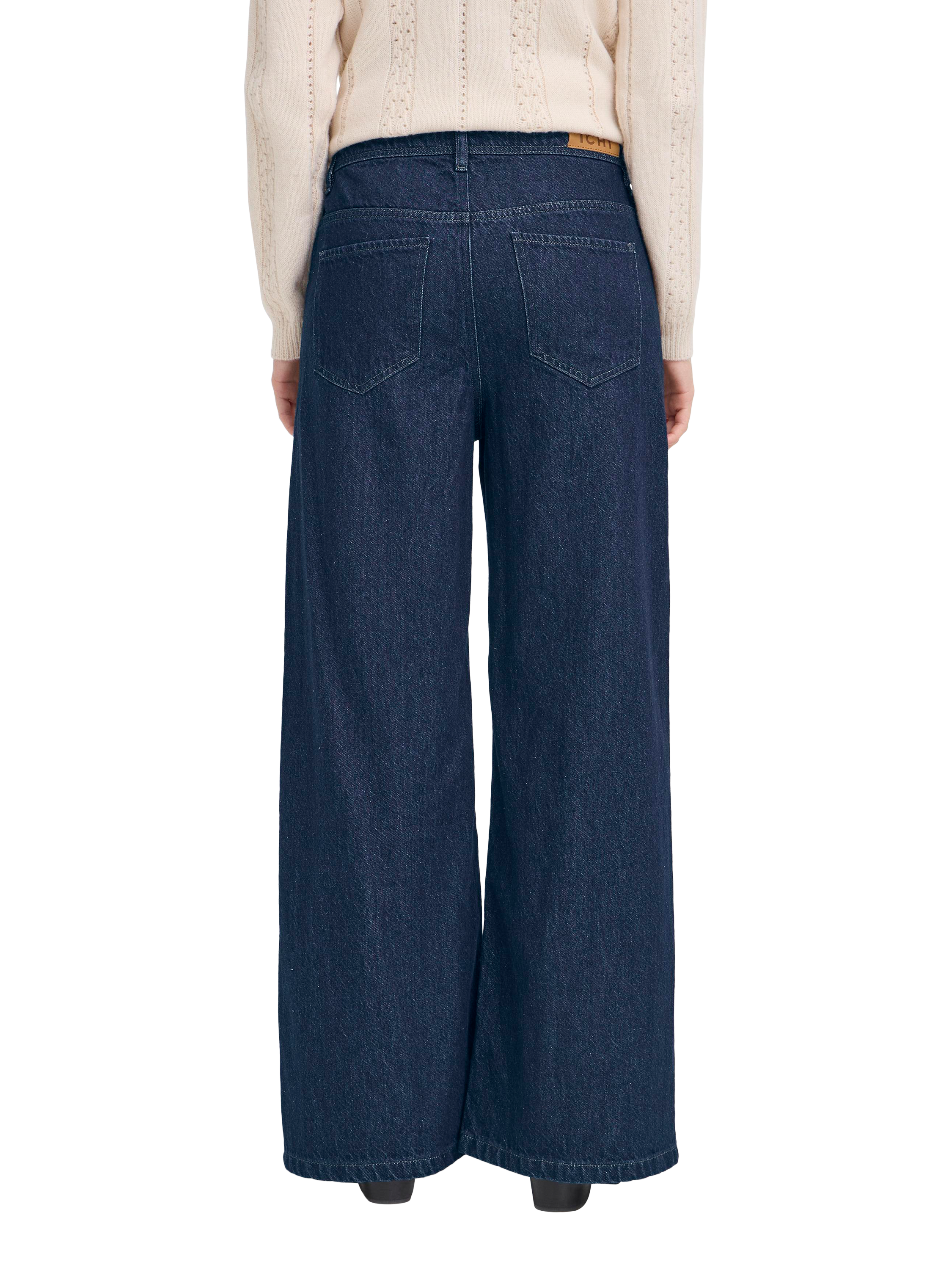 Product image 2 of 7, which shows ICHI Berisel Trousers, Denim Authentic Blue, 25R