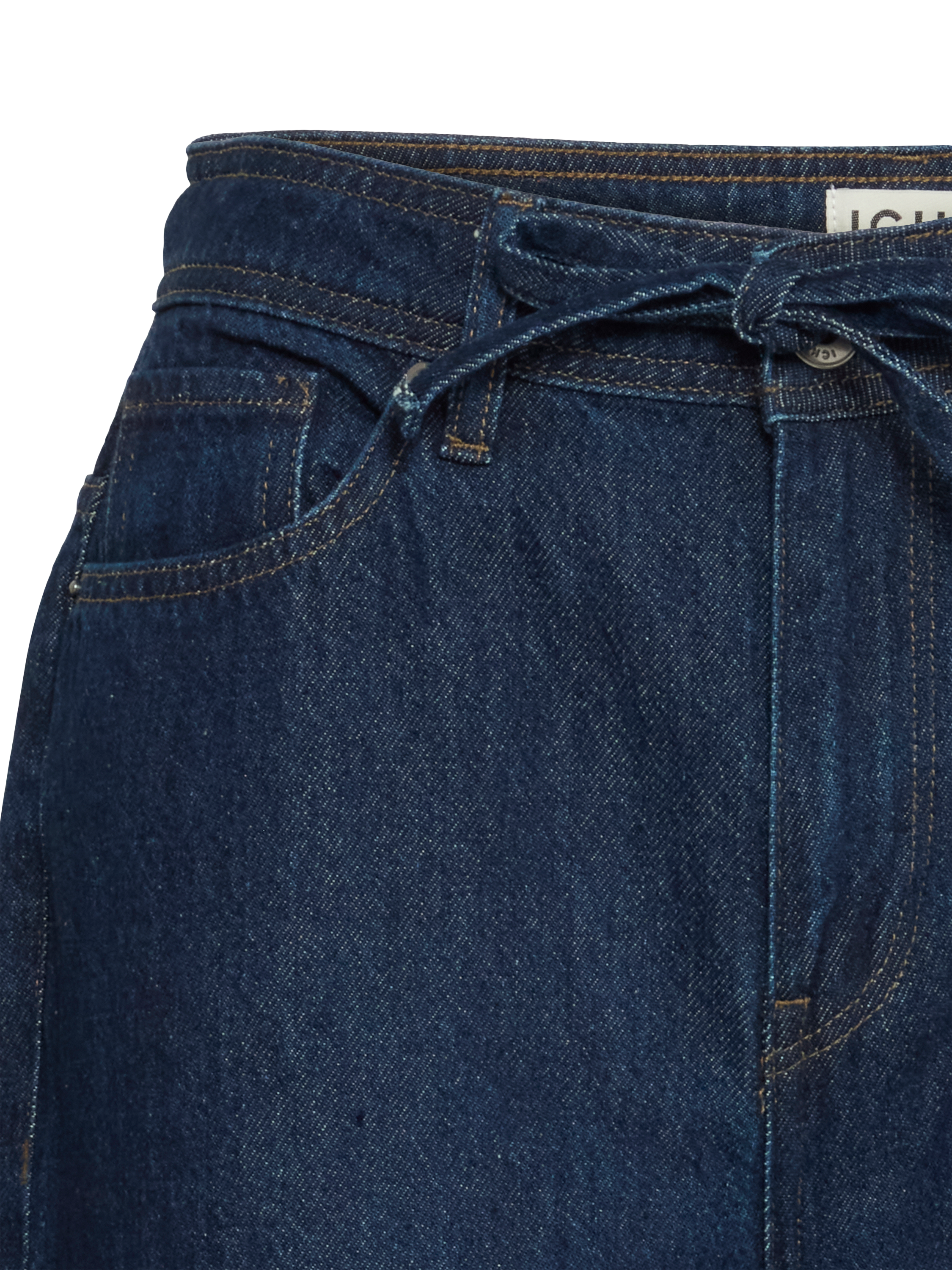 Product image 7 of 7, which shows ICHI Berisel Trousers, Denim Authentic Blue, 25R