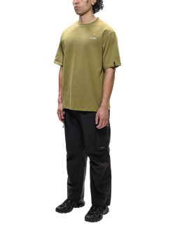ELLIKER Rill Bug Cotton Regular Fit T-Shirt, Khaki