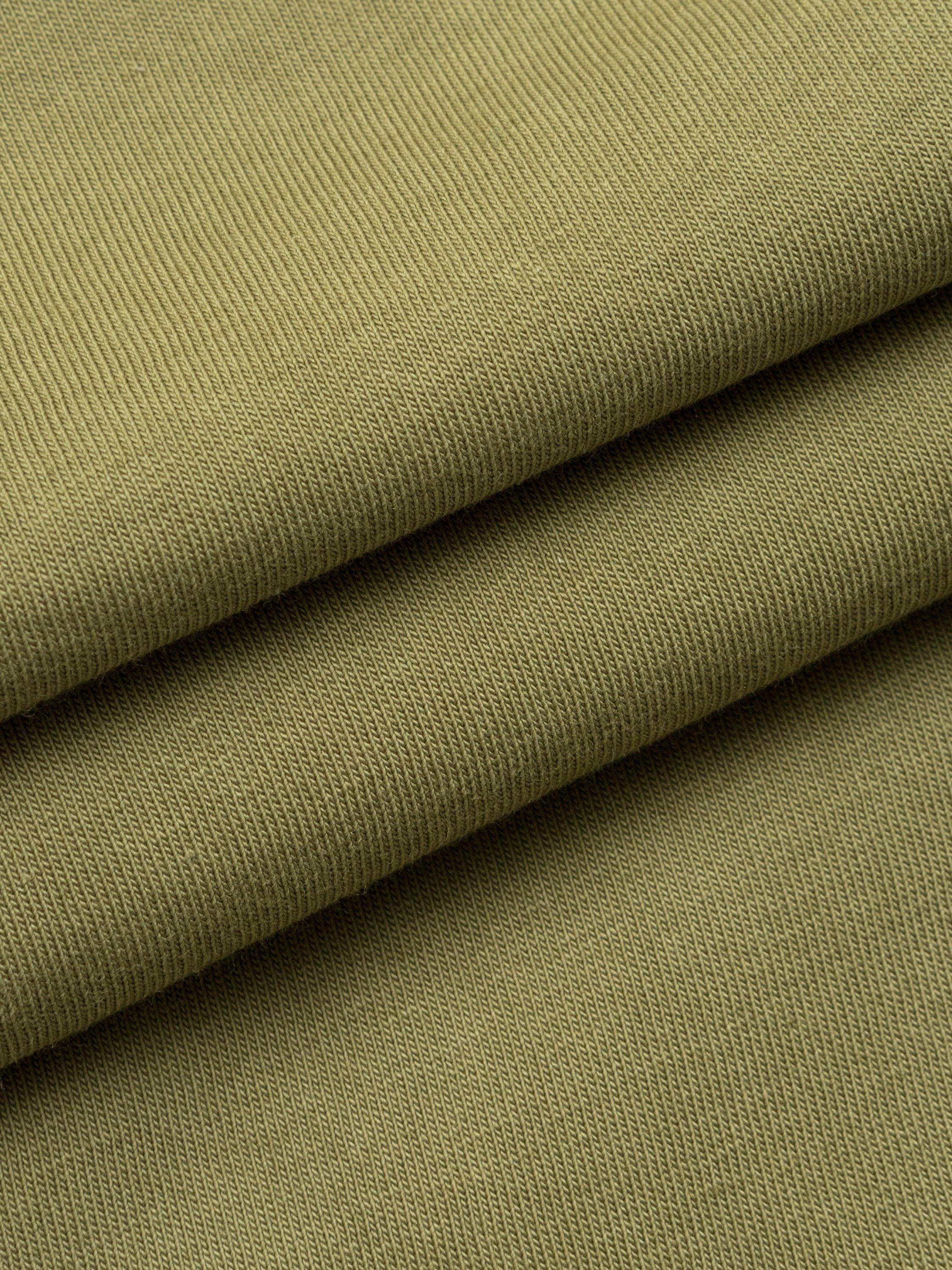Product image 10 of 11, which shows ELLIKER Rill Bug Cotton Regular Fit T-Shirt, Khaki, XS