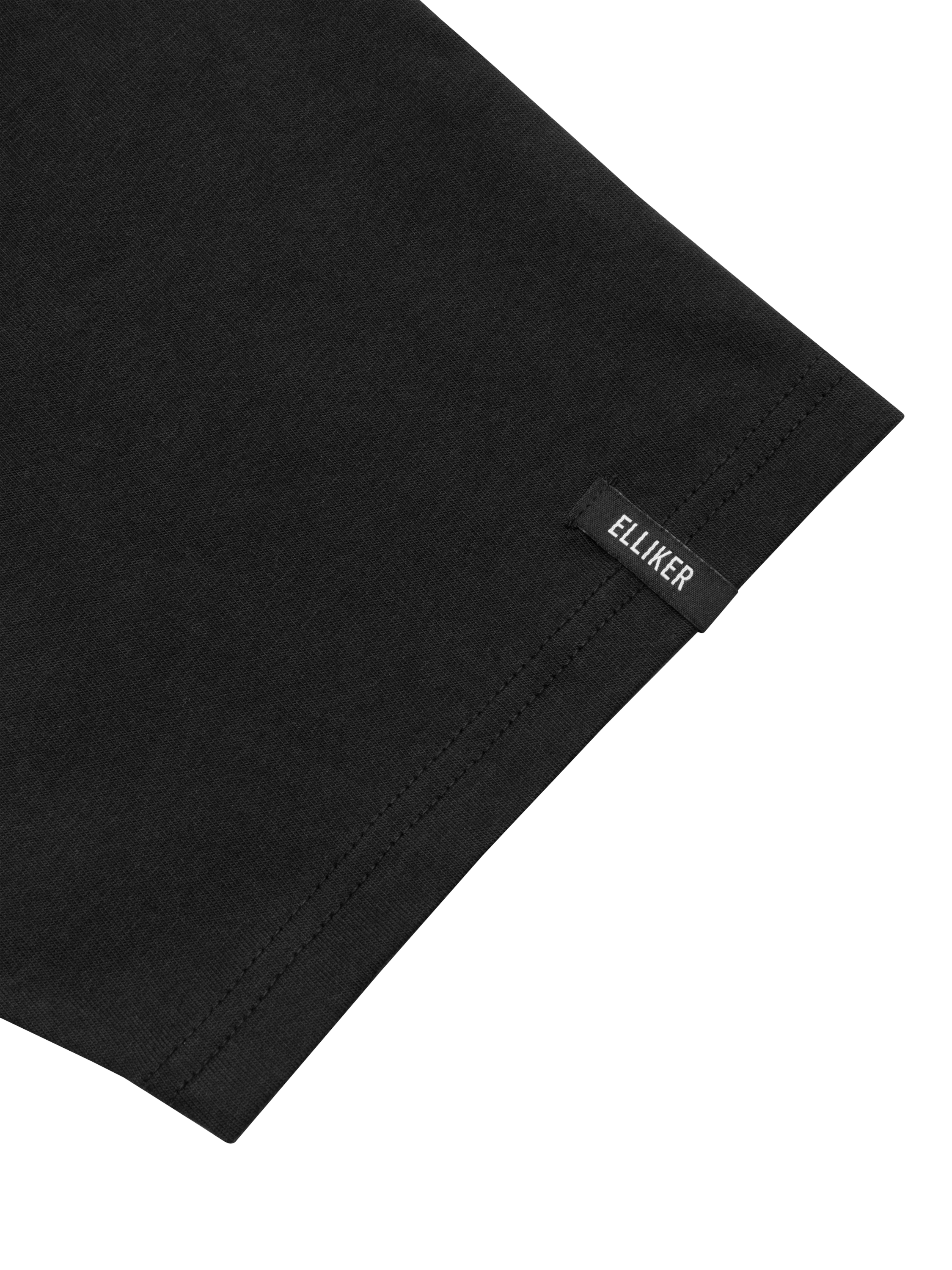 Product image 2 of 9, which shows ELLIKER Rill Bug Cotton Regular Fit T-Shirt, Black, XS