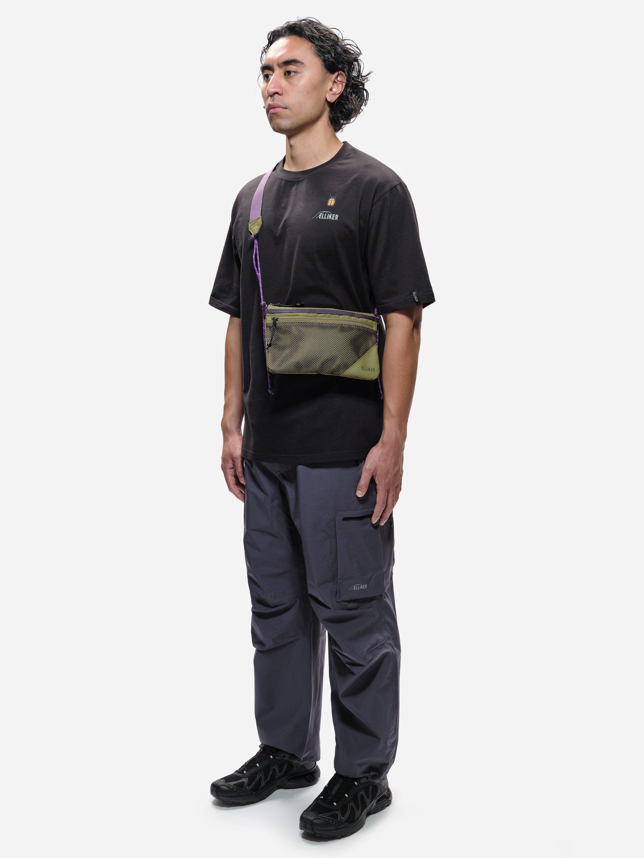 Product image 8 of 9, which shows ELLIKER Rill Bug Cotton Regular Fit T-Shirt, Black, XS