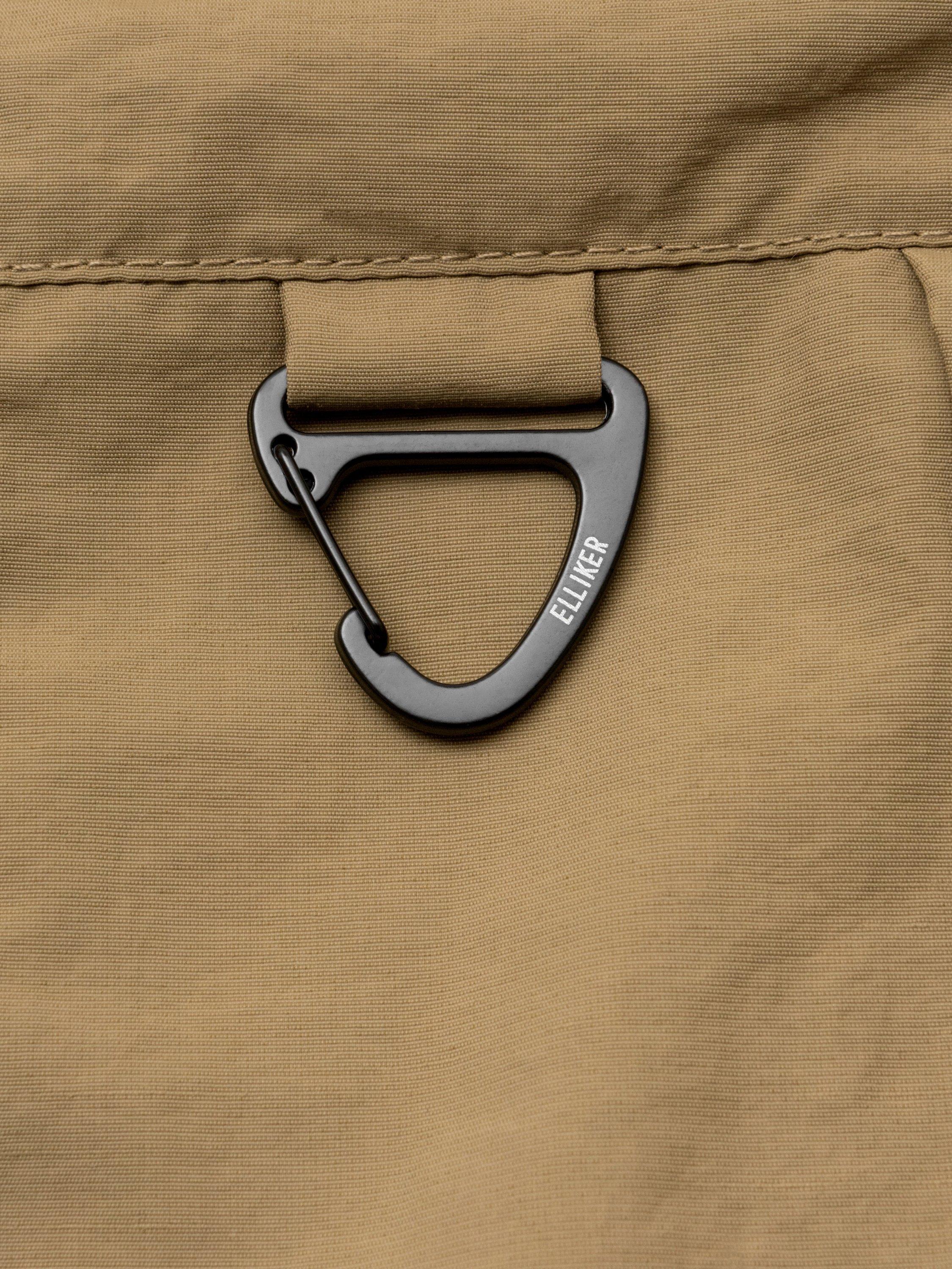 Product image 2 of 8, which shows ELLIKER Craw Long Sleeve Zipper Tech Shirt, Sand, S