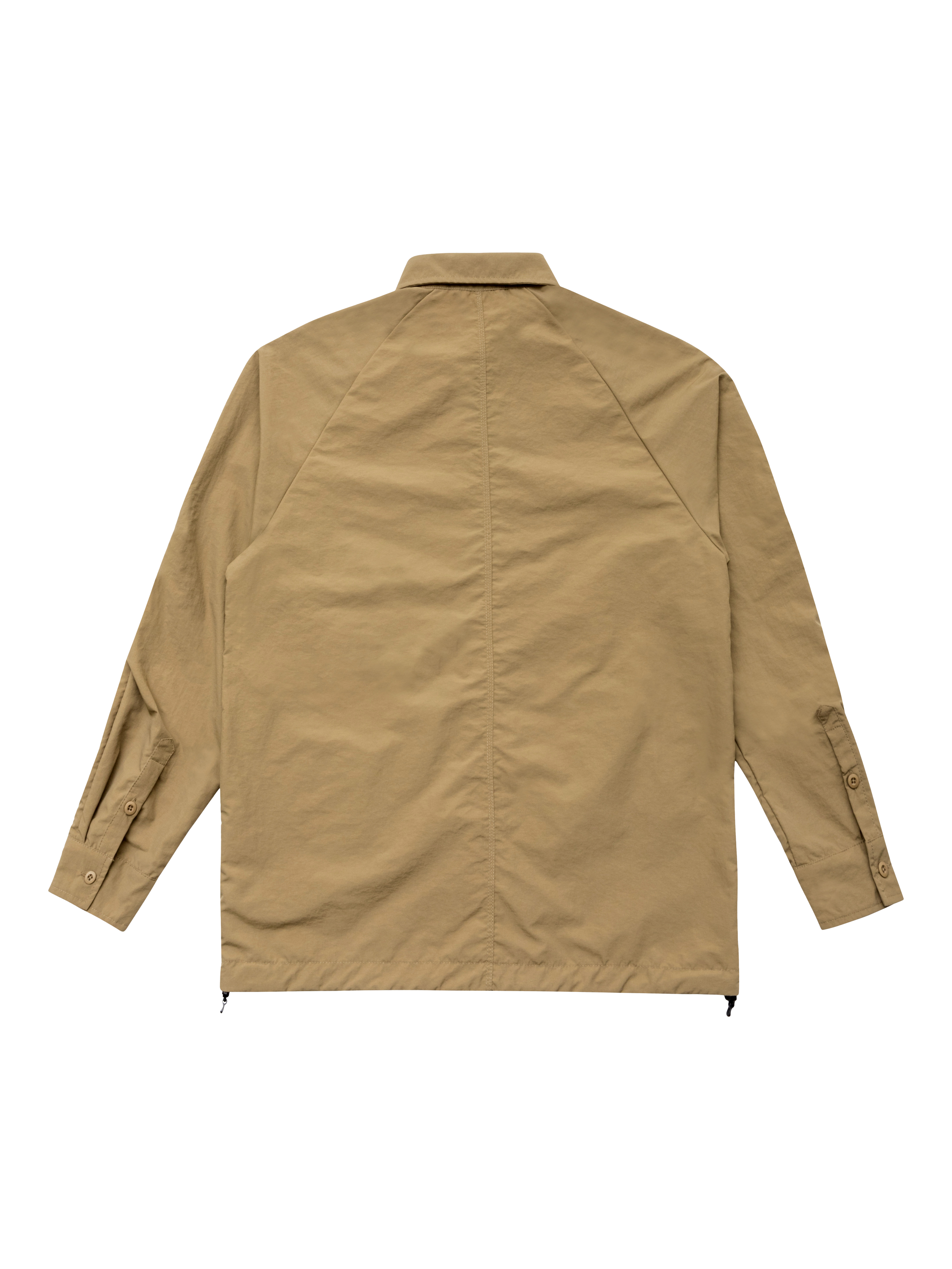 Product image 4 of 8, which shows ELLIKER Craw Long Sleeve Zipper Tech Shirt, Sand, S