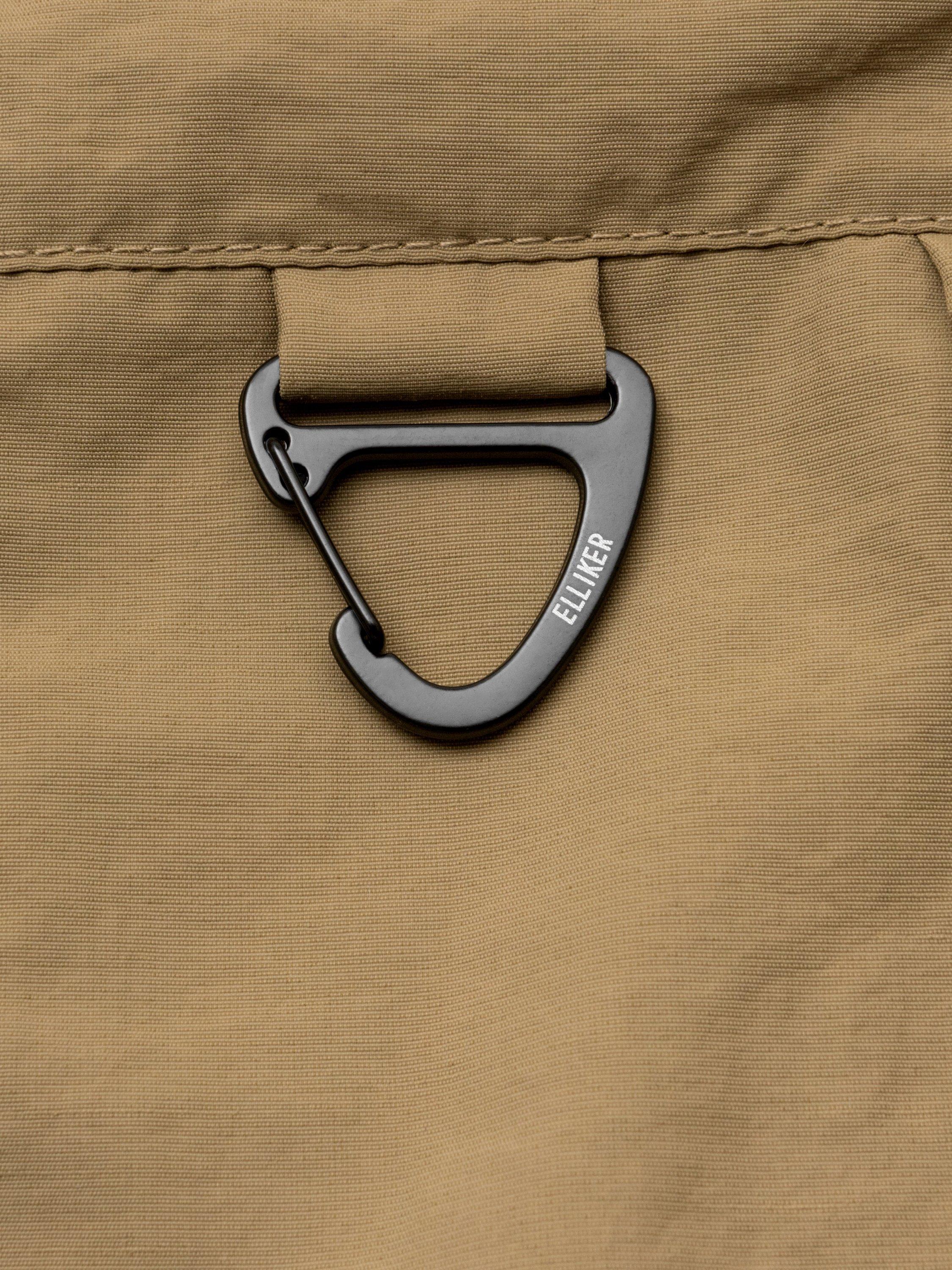 Product image 8 of 8, which shows ELLIKER Craw Long Sleeve Zipper Tech Shirt, Sand, S