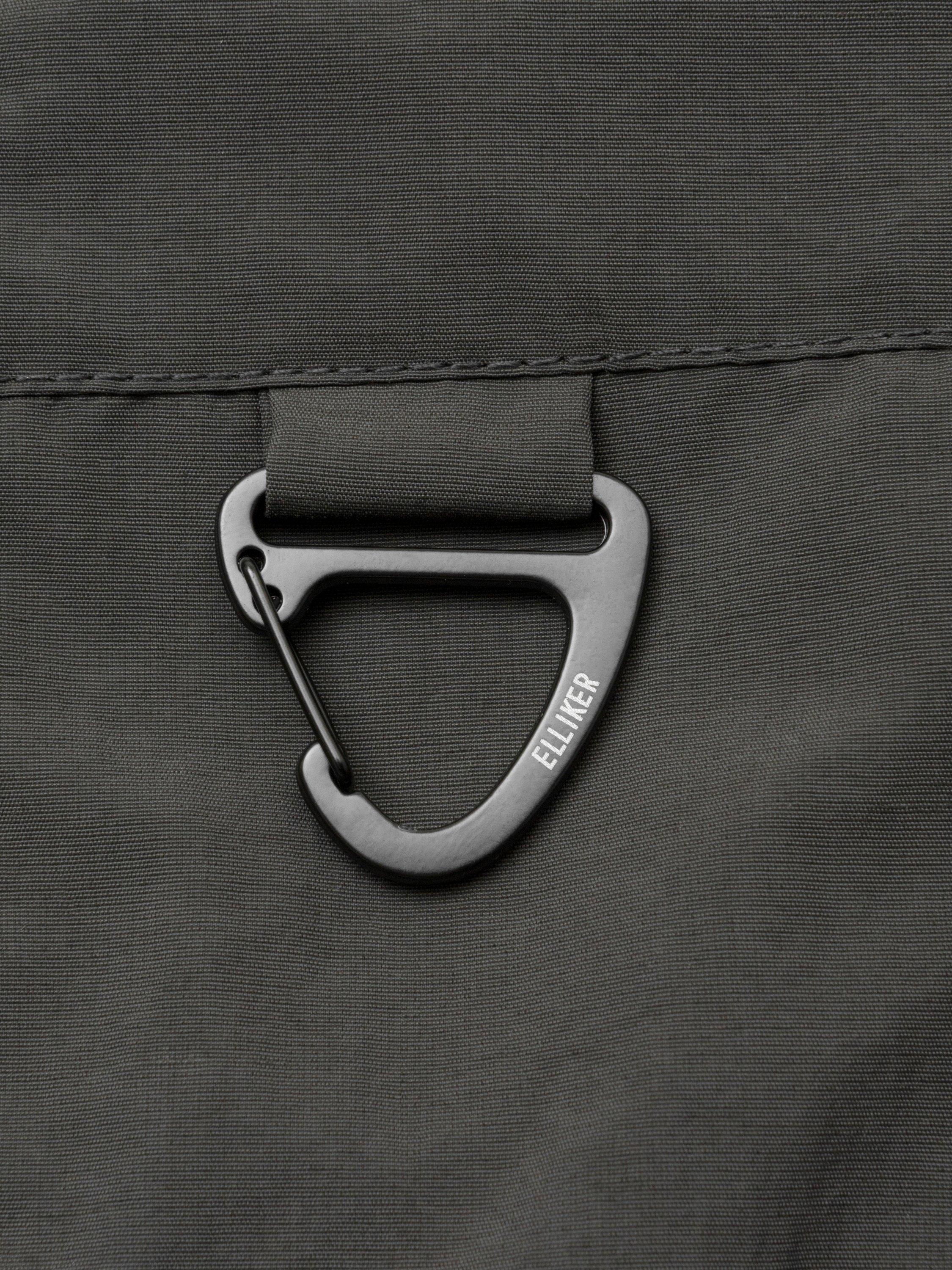 Product image 2 of 7, which shows ELLIKER Craw Long Sleeve Zipper Tech Shirt, Grey, S