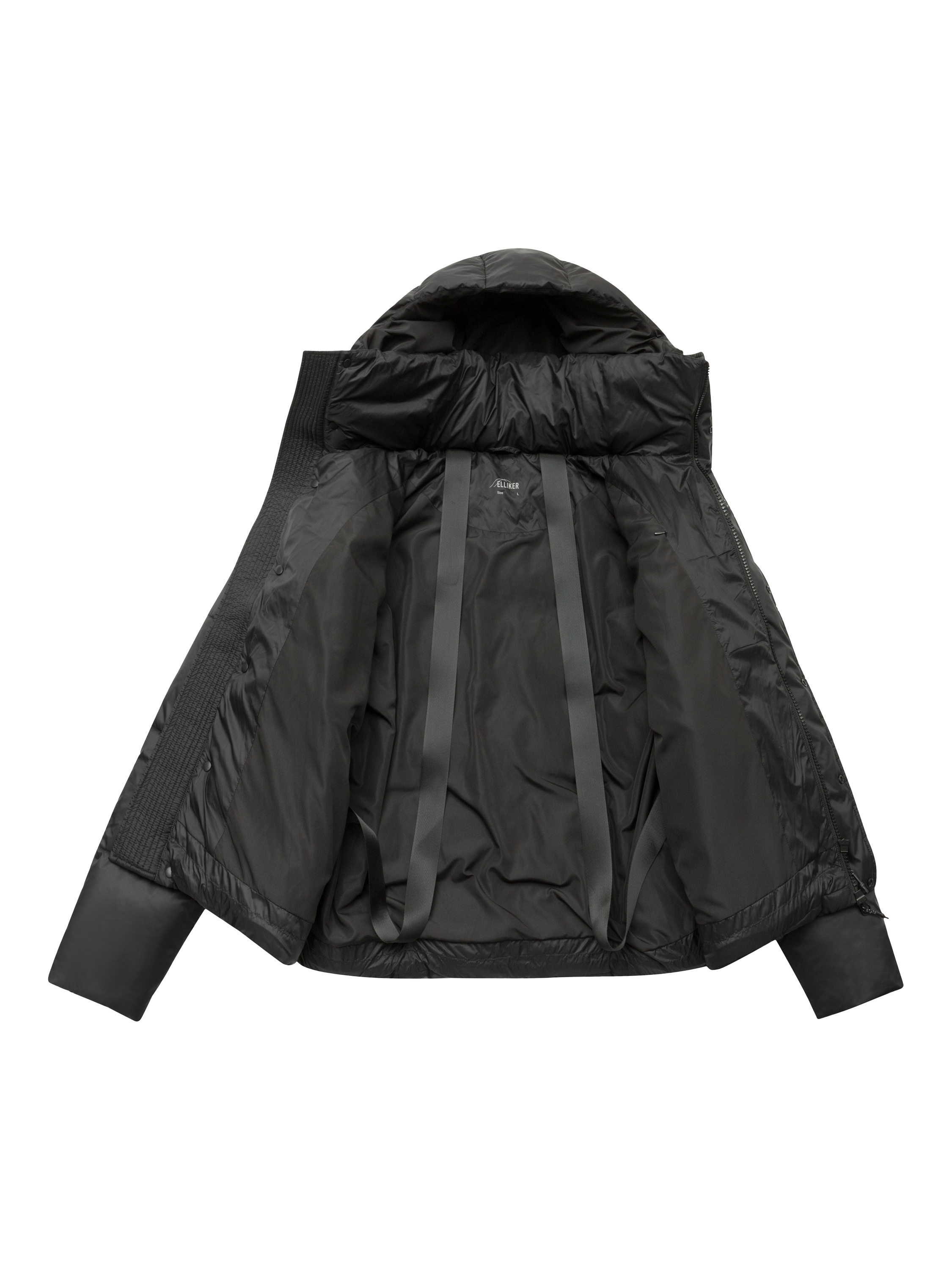 Product image 4 of 9, which shows ELLIKER Kisdon Insulated Puffer Jacket, Black, S