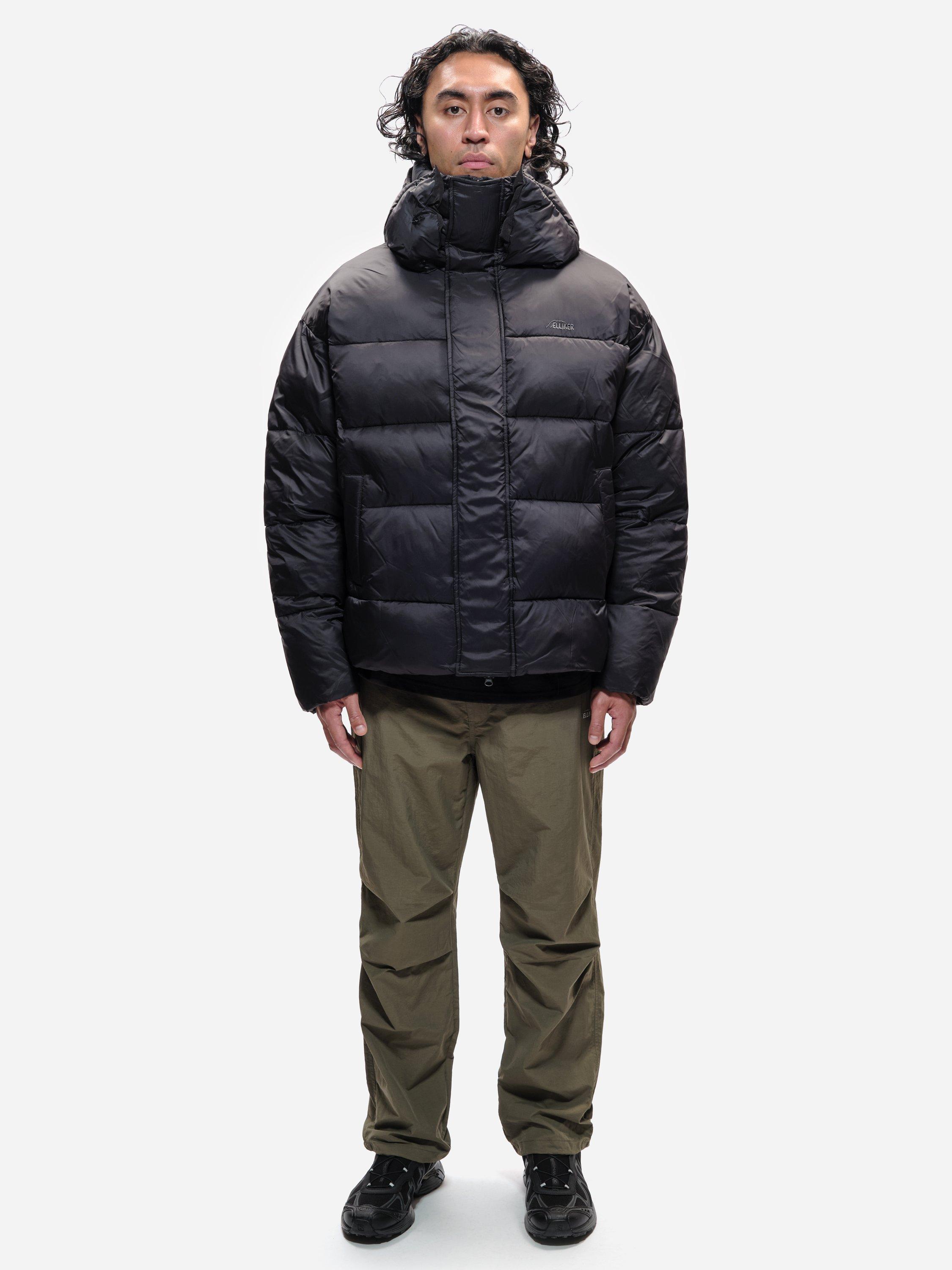 Product image 8 of 9, which shows ELLIKER Kisdon Insulated Puffer Jacket, Black, S