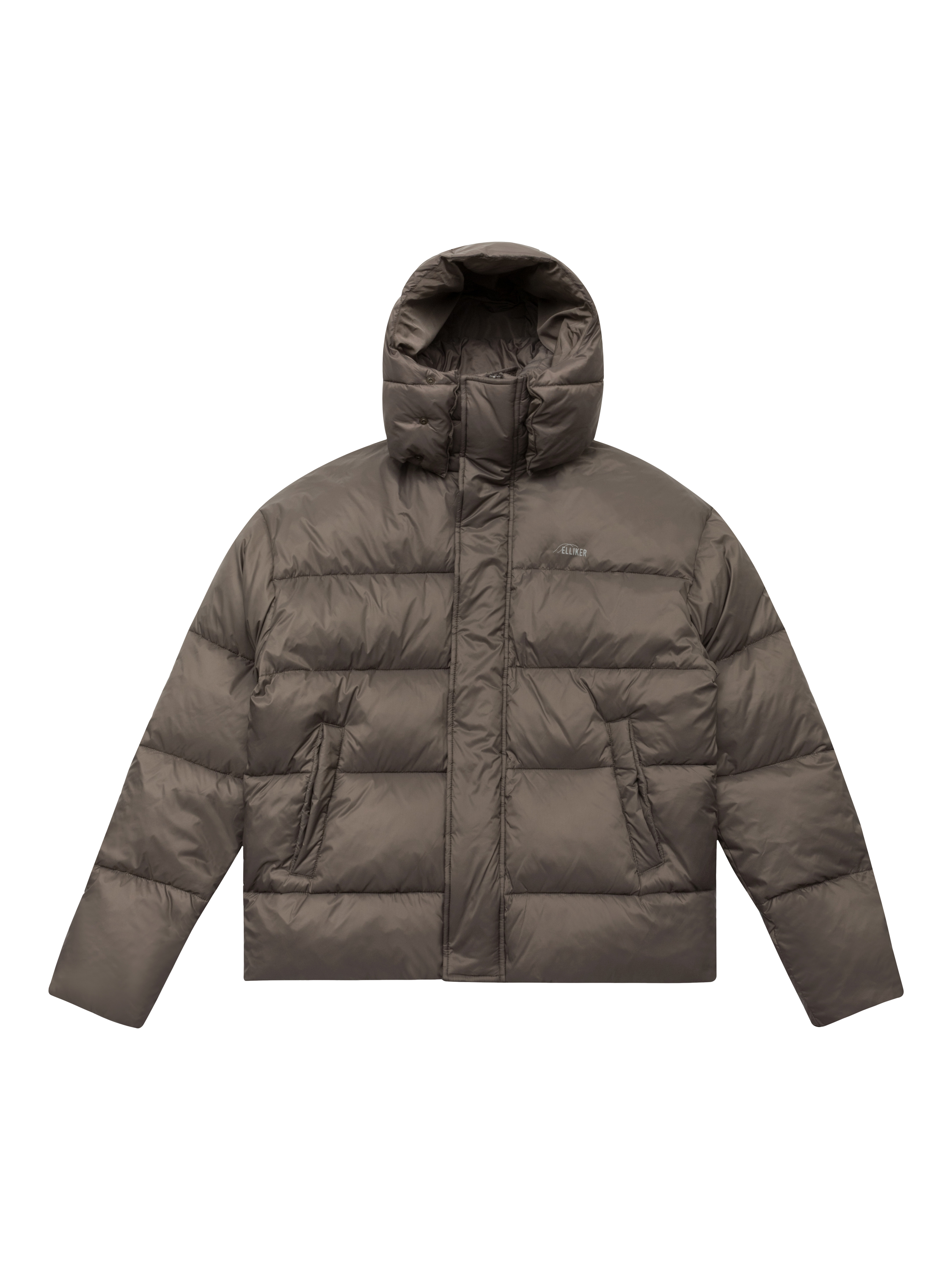 Product image 3 of 9, which shows ELLIKER Kisdon Insulated Puffer Jacket, Brown, S
