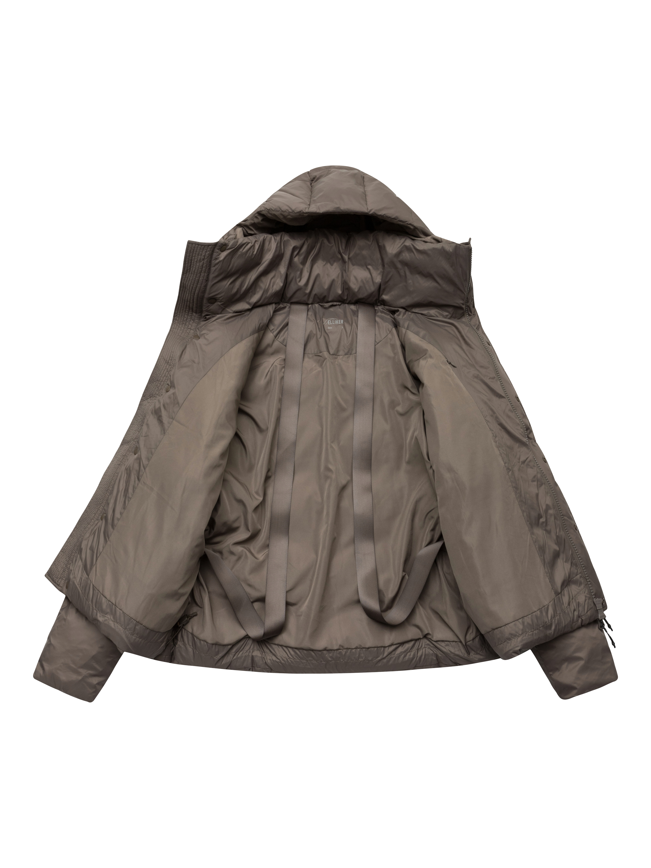 Product image 4 of 9, which shows ELLIKER Kisdon Insulated Puffer Jacket, Brown, S