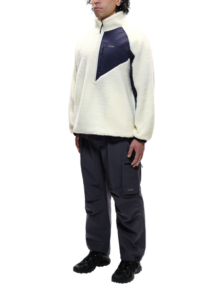 ELLIKER Sike Fleece Pullover Top, Cream