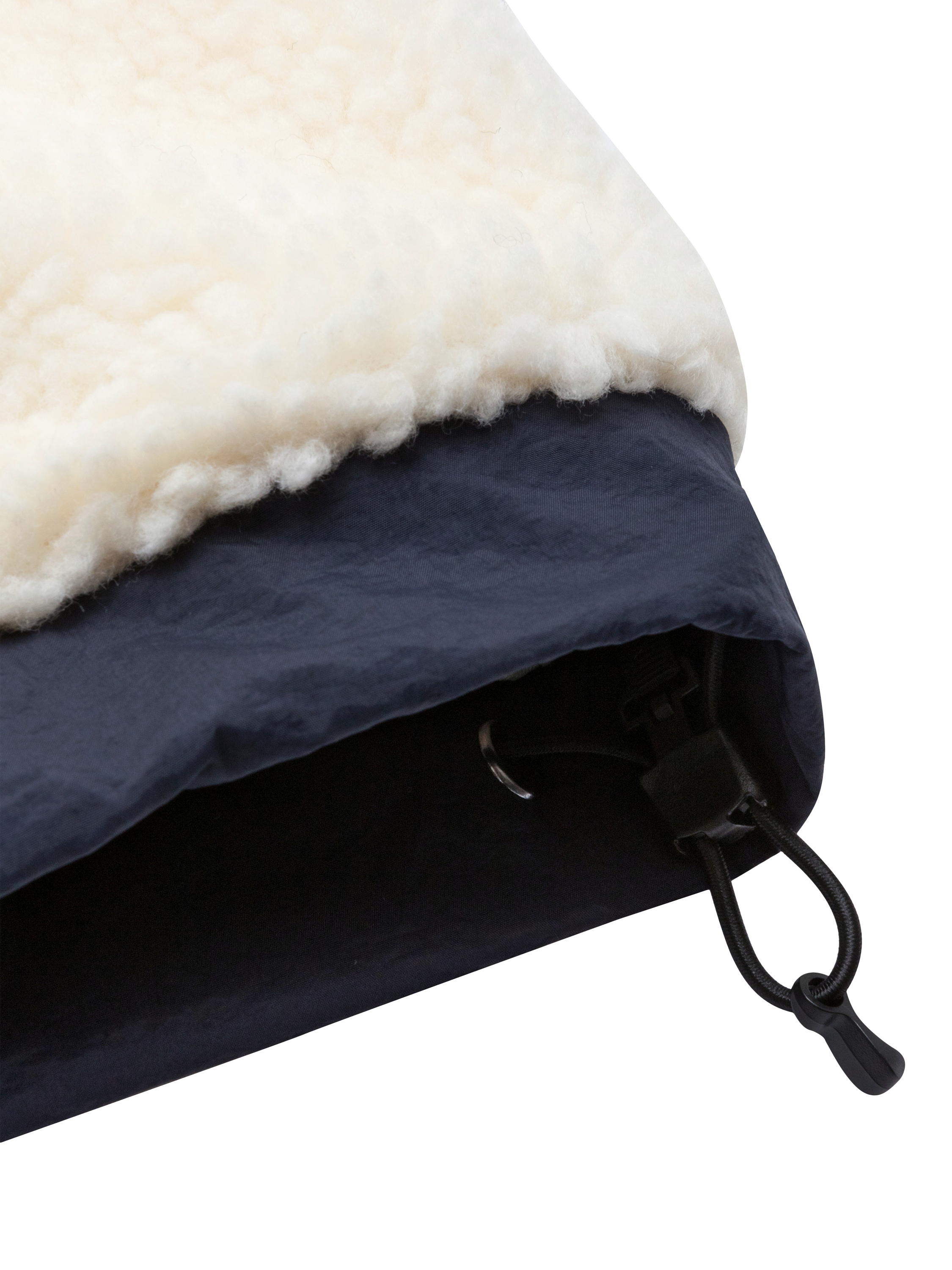 Product image 5 of 8, which shows ELLIKER Sike Fleece Pullover Top, Cream, XS