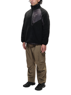 ELLIKER Sike Fleece Pullover Top, Black