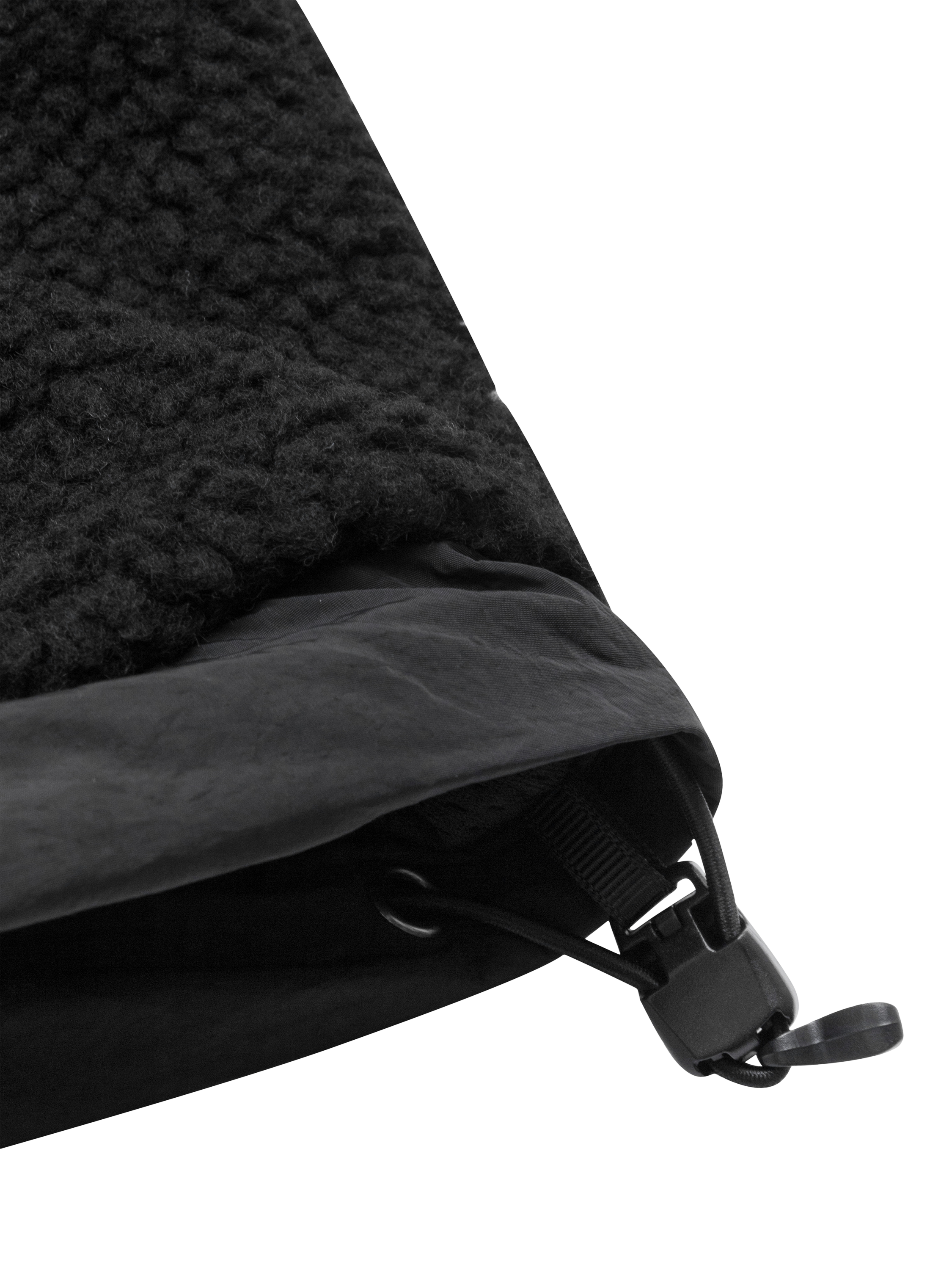 Product image 5 of 8, which shows ELLIKER Sike Fleece Pullover Top, Black, XS