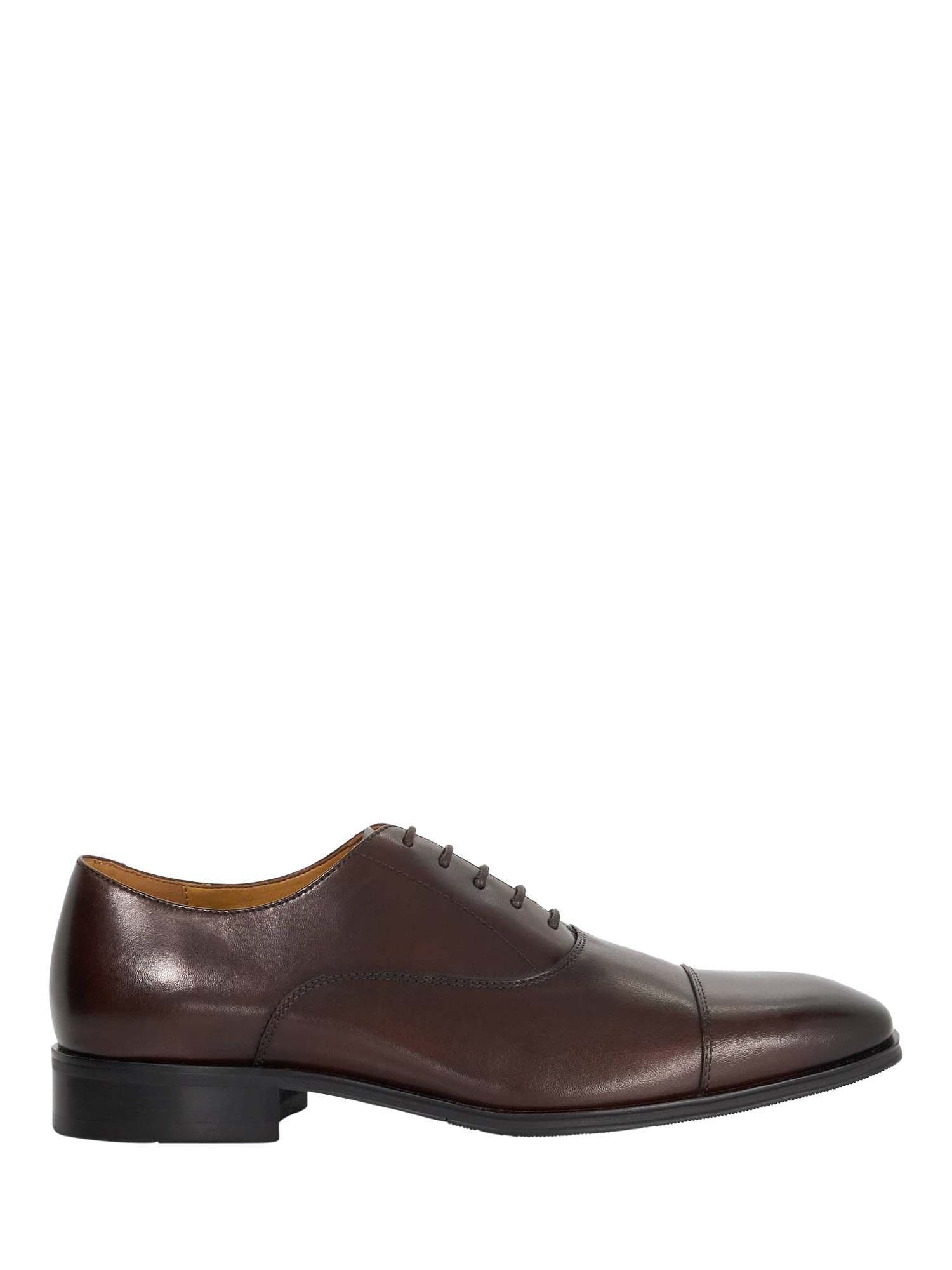 Product image 1 of 6, which shows Dune London Solver Leather Oxford Shoes, Brown, EU40