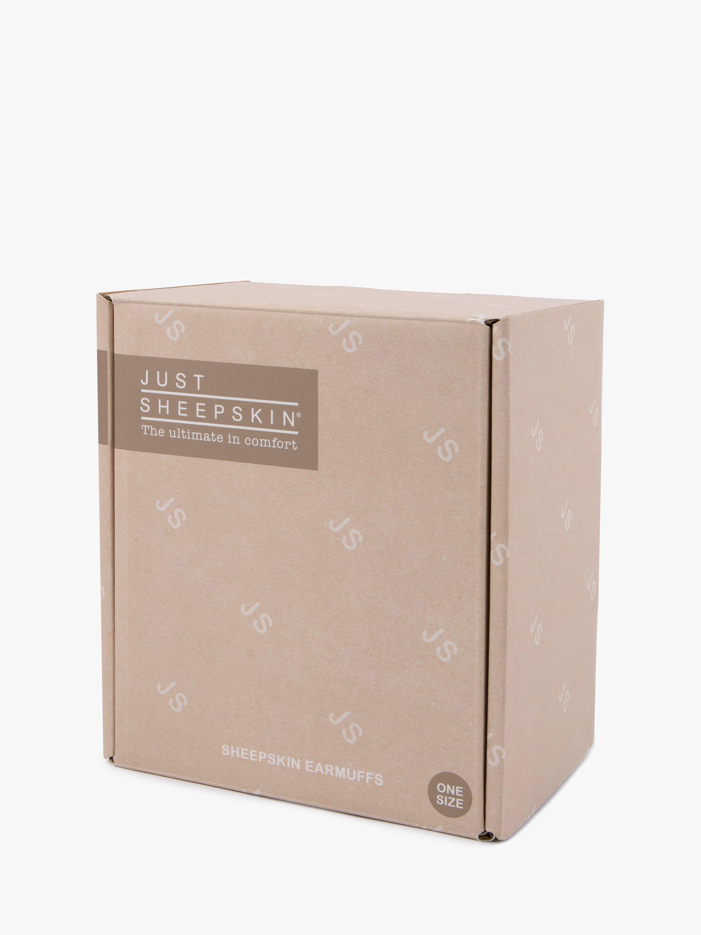 Product image 3 of 3, which shows Just Sheepskin Harper Earmuffs, Black, One Size