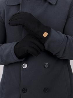 Just Sheepskin Men's Rowan Sheepskin Gloves - view 2, Black