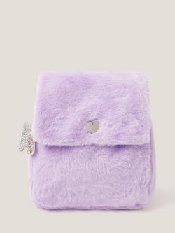 Monsoon Kids' Fluffy Backpack, Lilac, Lilac
