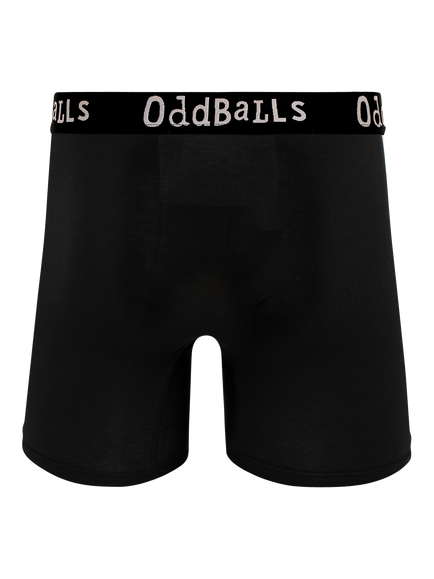 OddBalls Bamboo Mens Boxers, Pack of 4 - view 2, Black