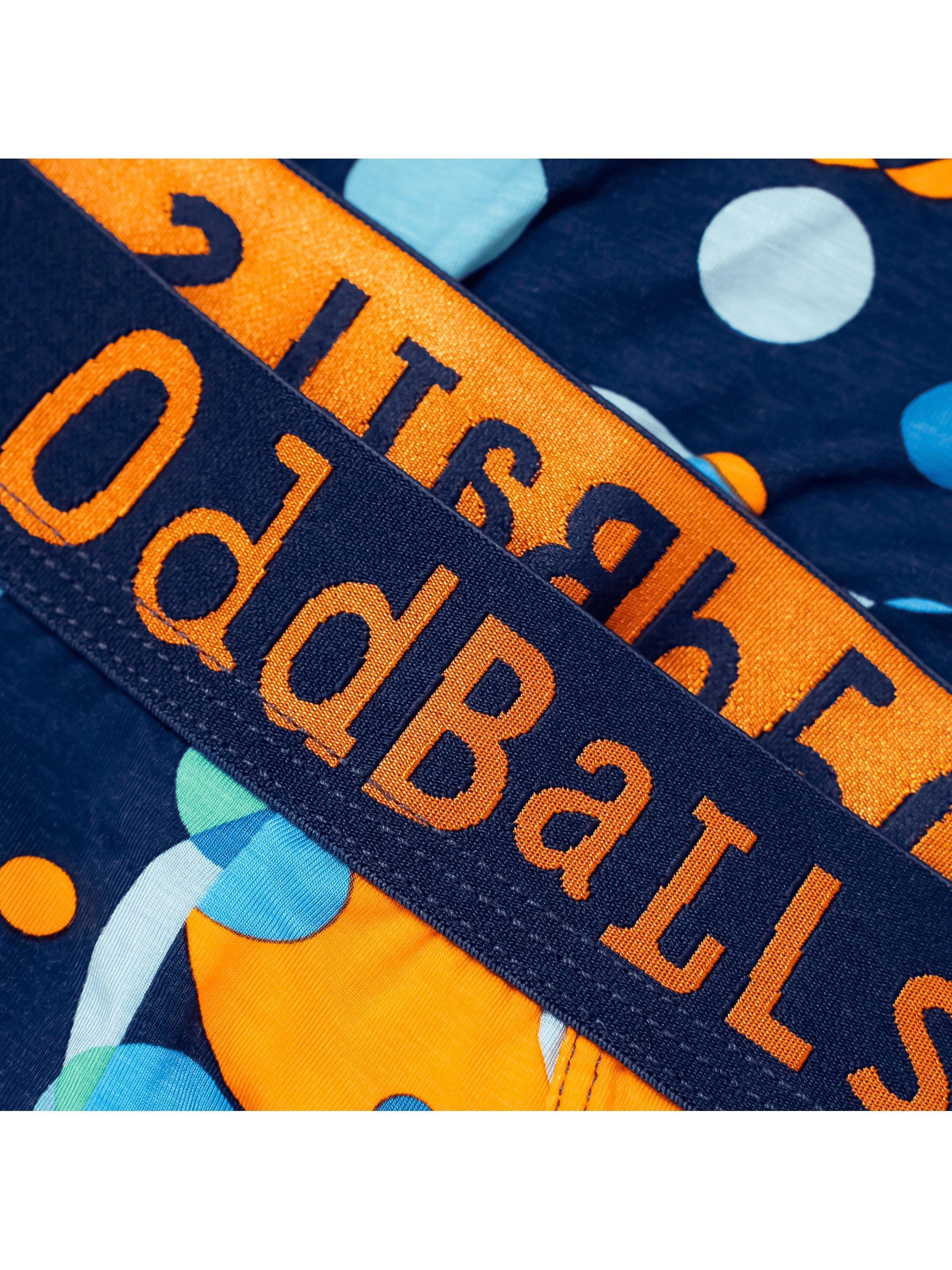 Product image 5 of 5, which shows OddBalls Bamboo Stretch Printed Boxer Shorts, Pack of 3, Multi, XXS
