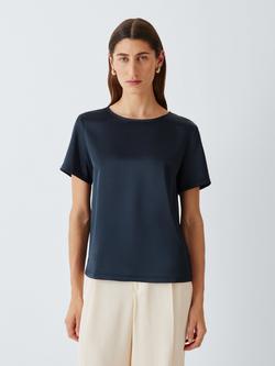Weekend MaxMara Zona Round Neck Top, Navy