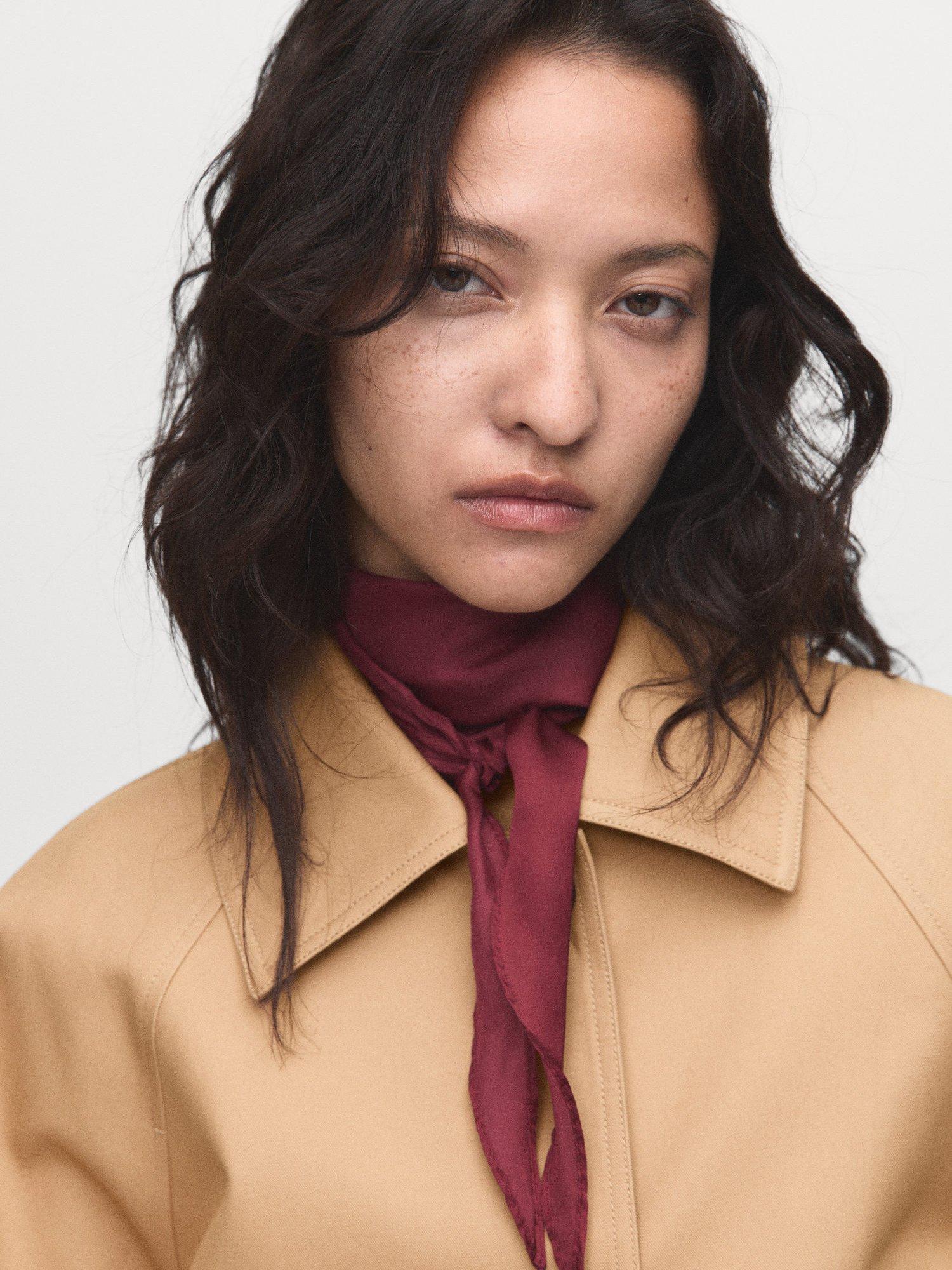 Product image 6 of 8, which shows Mango Tropic Oversized Jacket, Light Beige, L