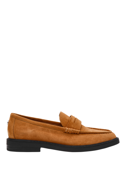 Steve Madden Adison Suede Loafers, Cashew, Cashew