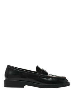 Steve Madden Adison Leather Loafers, Black, Black