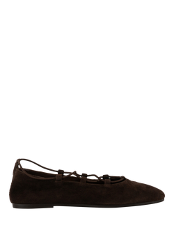 Steve Madden Bombshell Suede Ballerina Pumps, Brown, Brown