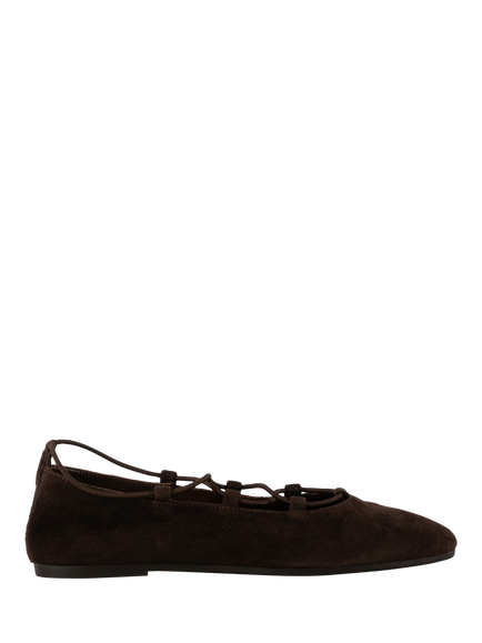 Steve Madden Bombshell Suede Ballerina Pumps, Brown, Brown