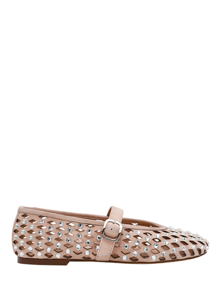 Steve Madded Rerun Ballerina Pumps, Blush, Blush