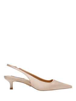 Steve Madden Kari Kitten Heel Slingback Court Shoes, Champagne, Champagne