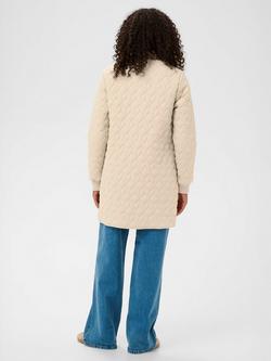 KAFFE Lelia Quilted Jacket - view 2, Feather Grey