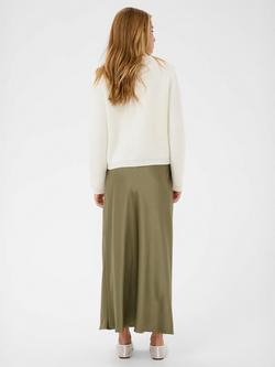 KAFFE Lotte Midi Skirt - view 2, Dusky Green
