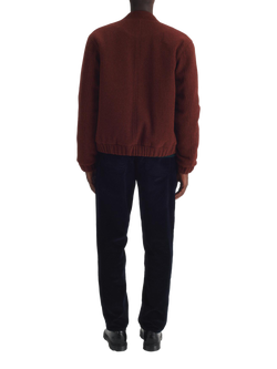 Maison Standards Cambridge Bomber Jacket, Terracotta - view 2, Terracotta