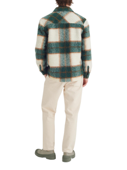 Maison Standards Oliver Check Overshirt - view 2, British Green